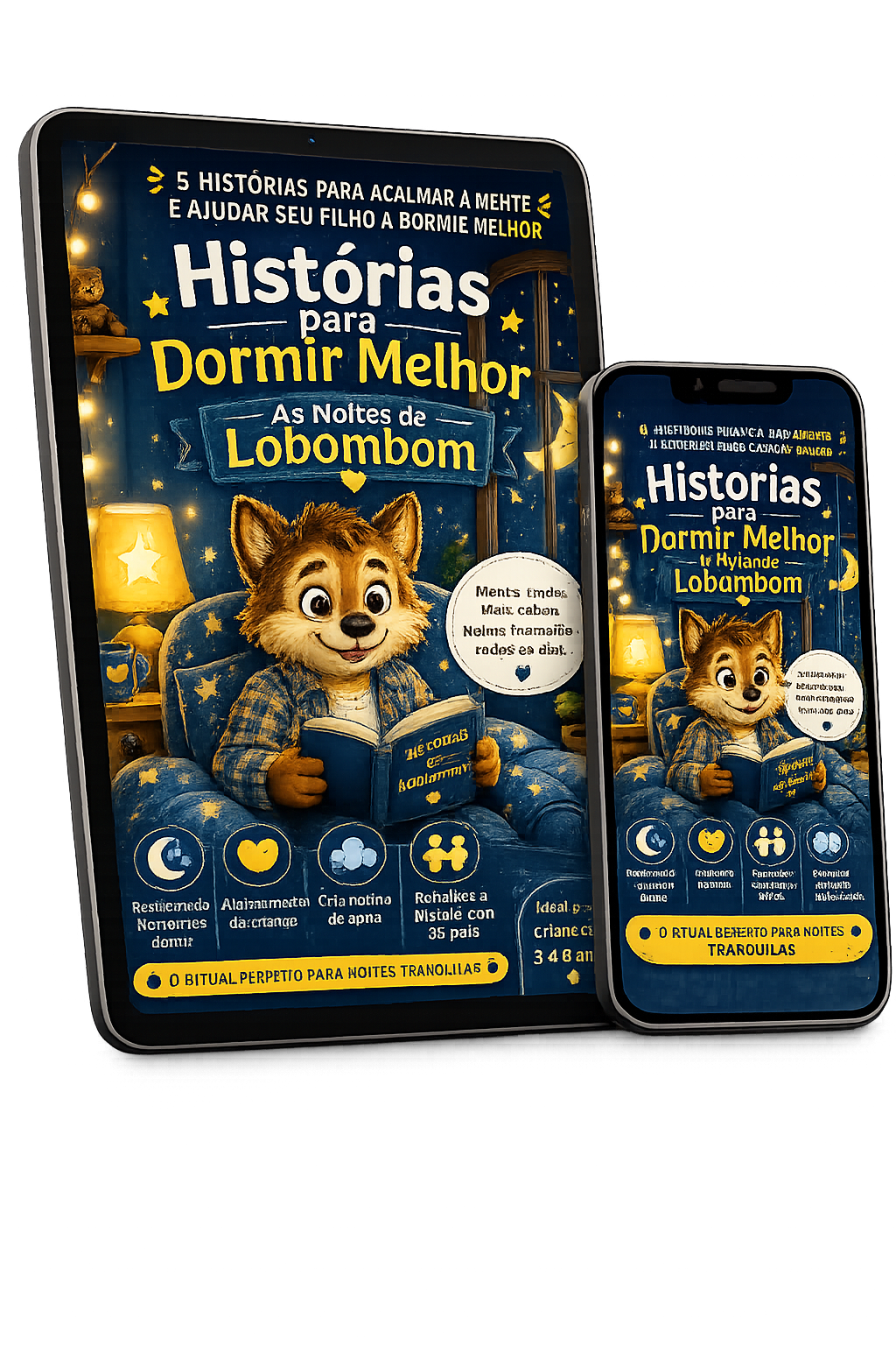 Capa do ebook Histórias para Dormir Melhor — As Noites de Lobombom